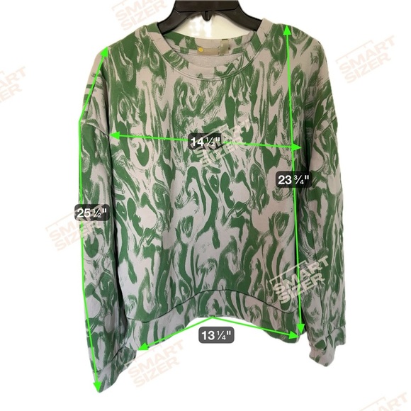 Zella Green Myrtle Nova Print Sweatshirt - Picture 2 of 6